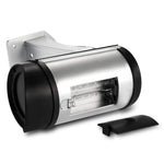 Professionell aussehende Überwachunskamera-Attrappe mit Objektiv und IR-LED's