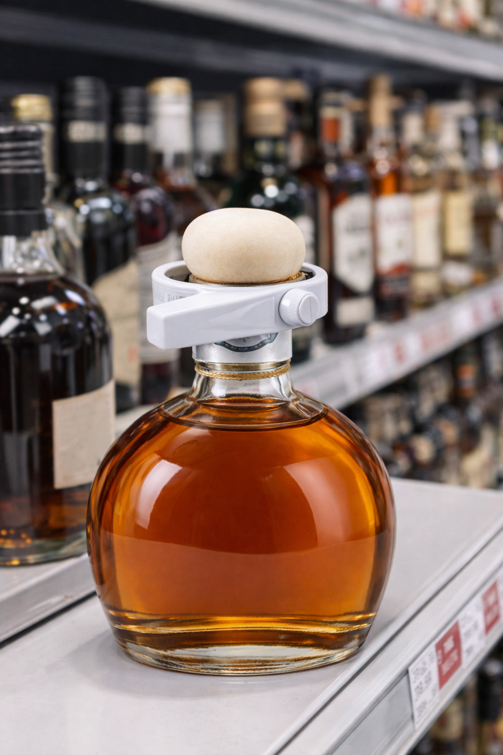 100 x Sensormatic Bottle Tag UZL410-G – Flaschensicherung für Spirituosen & Wein AM 58 kHz