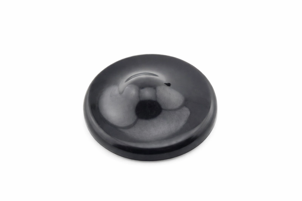 100 Sicherungsetiketten Hartetiketten RF 8,2 MHz Galaxy – Schwarz – Ø 5 cm