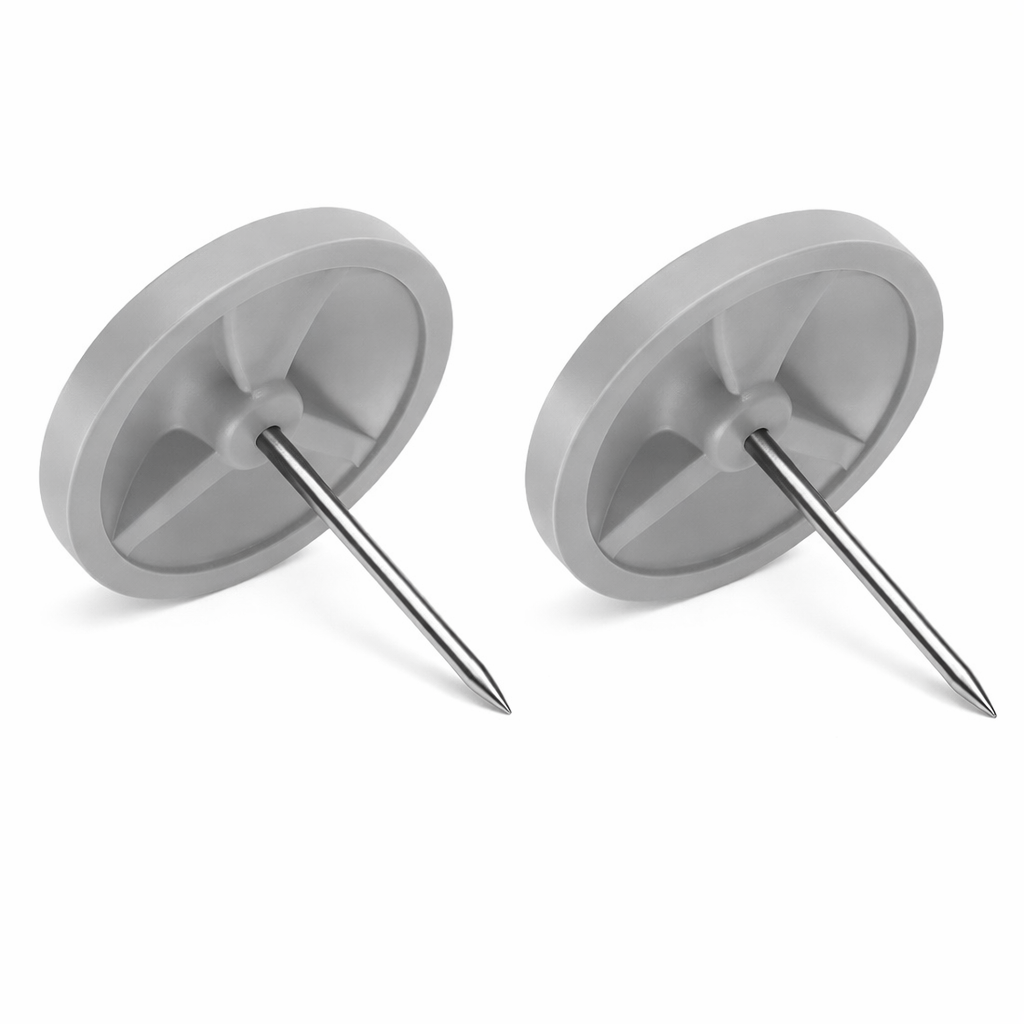 Sicherungsnadel für Sensormatic UltraTag / 9KG Hartetiketten – MJLT-1– glatter Stahlstift – grau