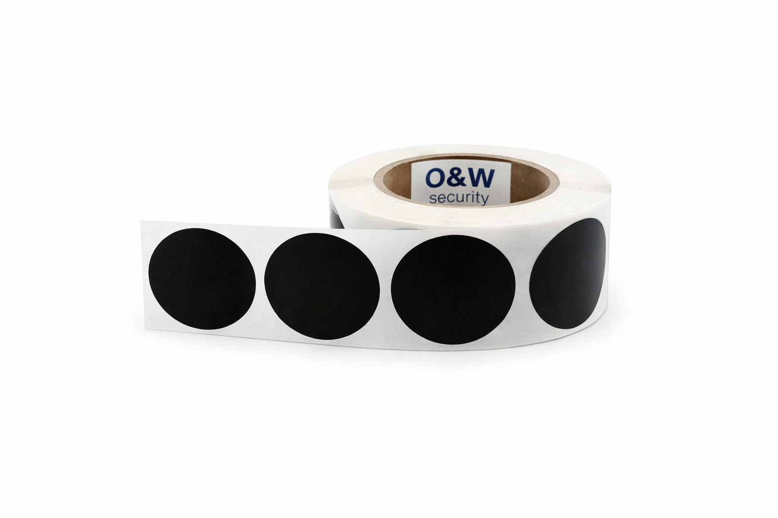 RF Klebe-Etikett 4cm rund– 8.2 MHz schwarz – Warensicherung Etiketten für RF Warensicherungsanlagen