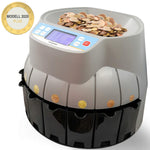 Münzenzählmaschine mit Drucker - Profigerät "Sortimax Plus"