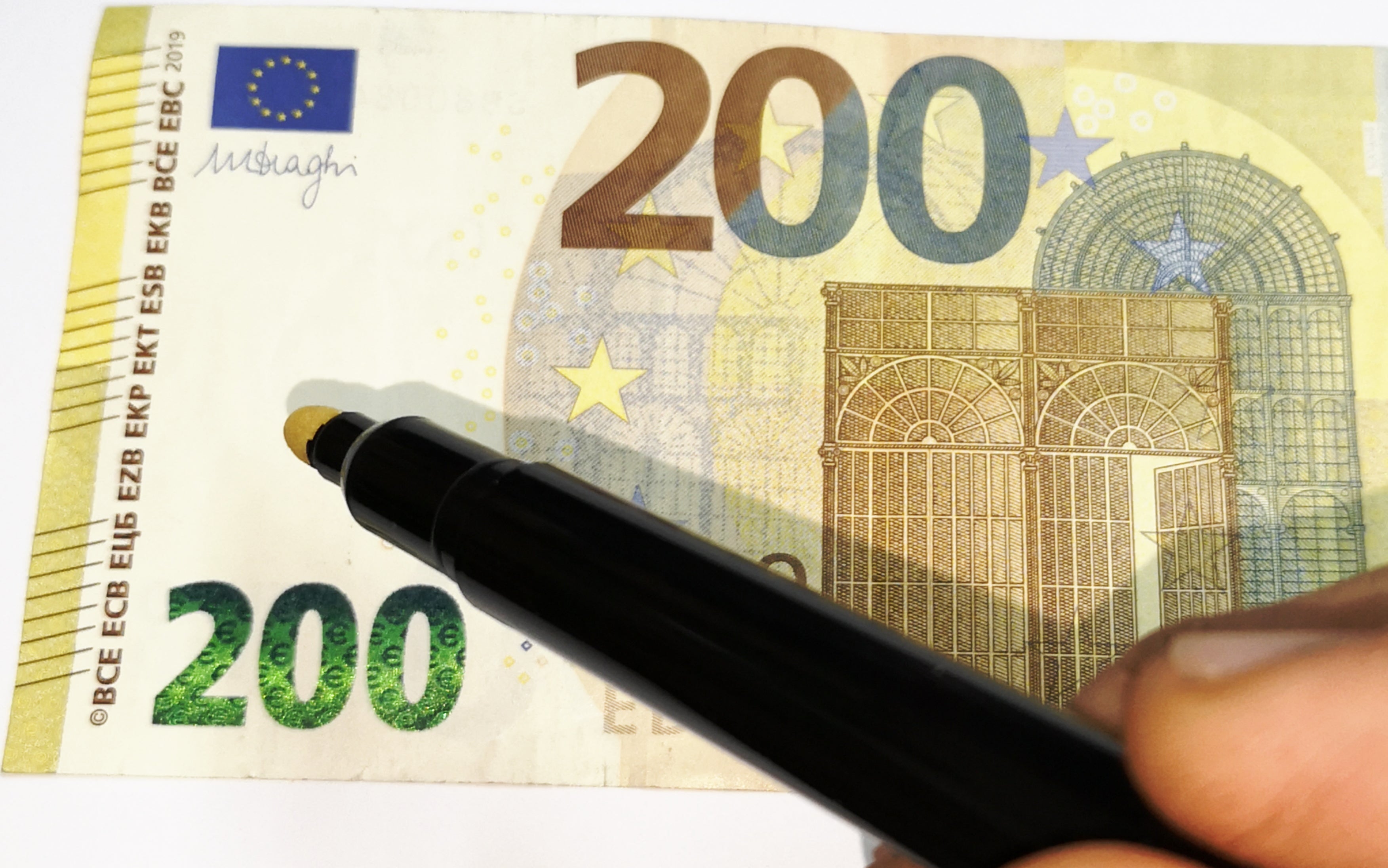 10 Stück Geldscheinprüfer / Falschgeldtester – Geldscheinprüfstift zur schnellen Echtheitsprüfung von Banknoten