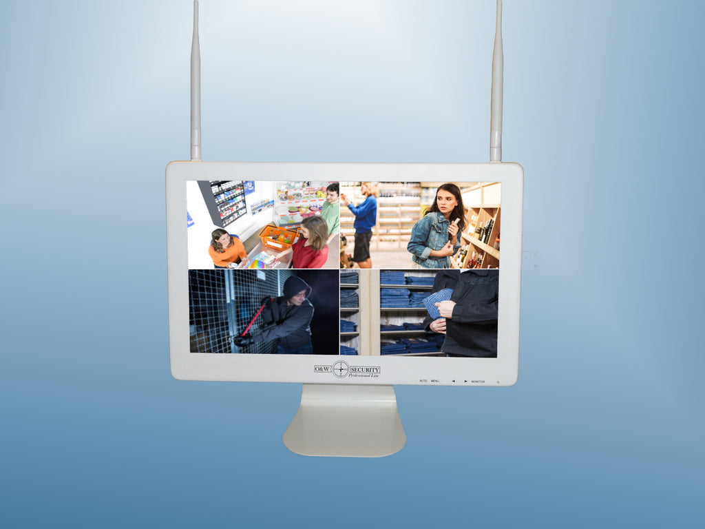 Videoüberwachung Set WiFi mit Monitor, 4 Kameras inkl  Montage & Leasing