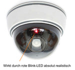 Überwachungskamera Attrappe Sehr realistisch mit Blink-LED.