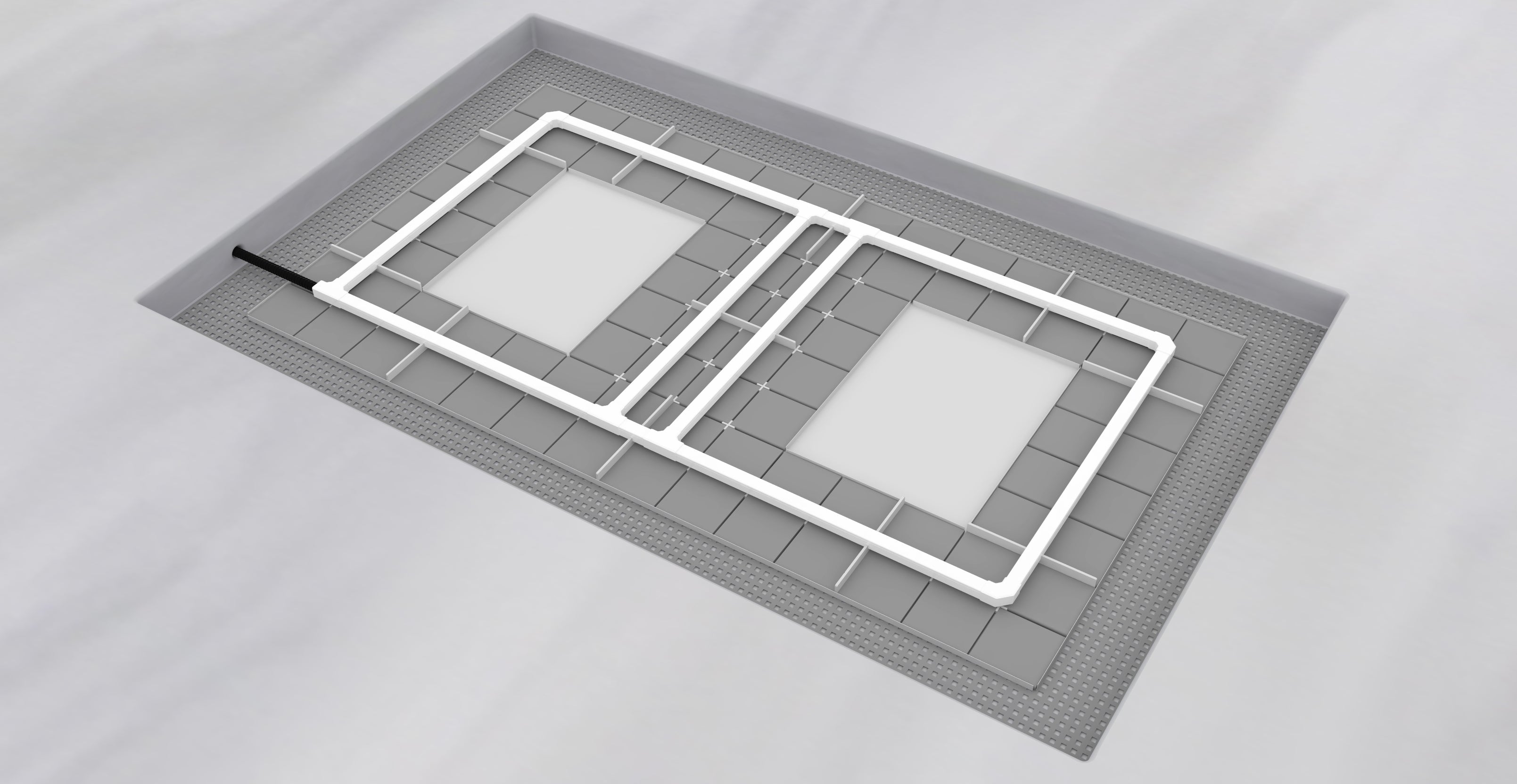 Komplette Warensicherung Floor PAD Bodenantenne AM