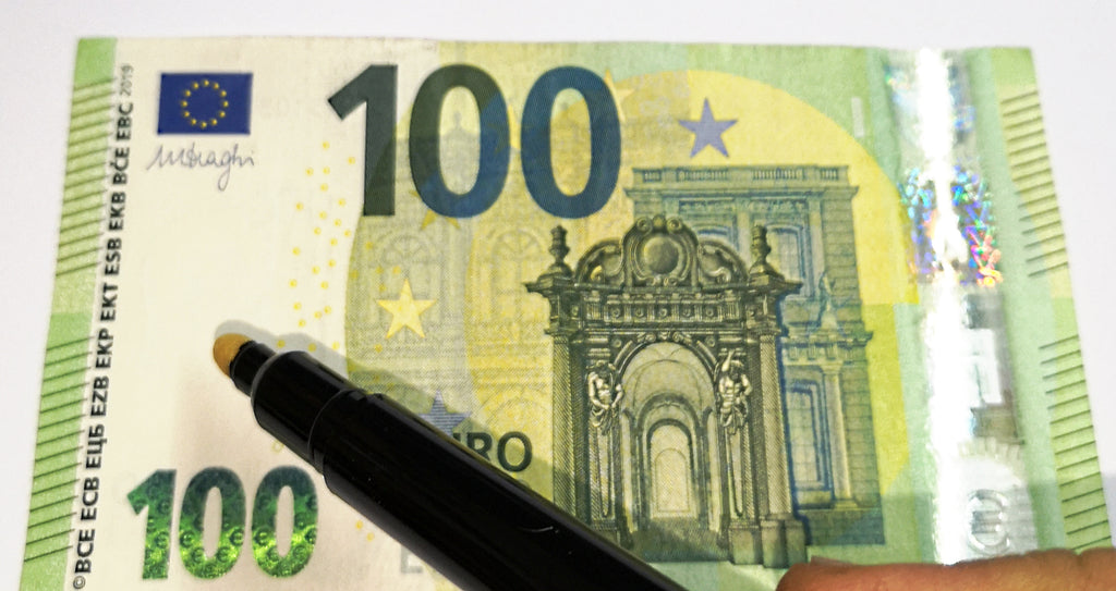 10 Stück Geldscheinprüfer / Falschgeldtester – Geldscheinprüfstift zur schnellen Echtheitsprüfung von Banknoten