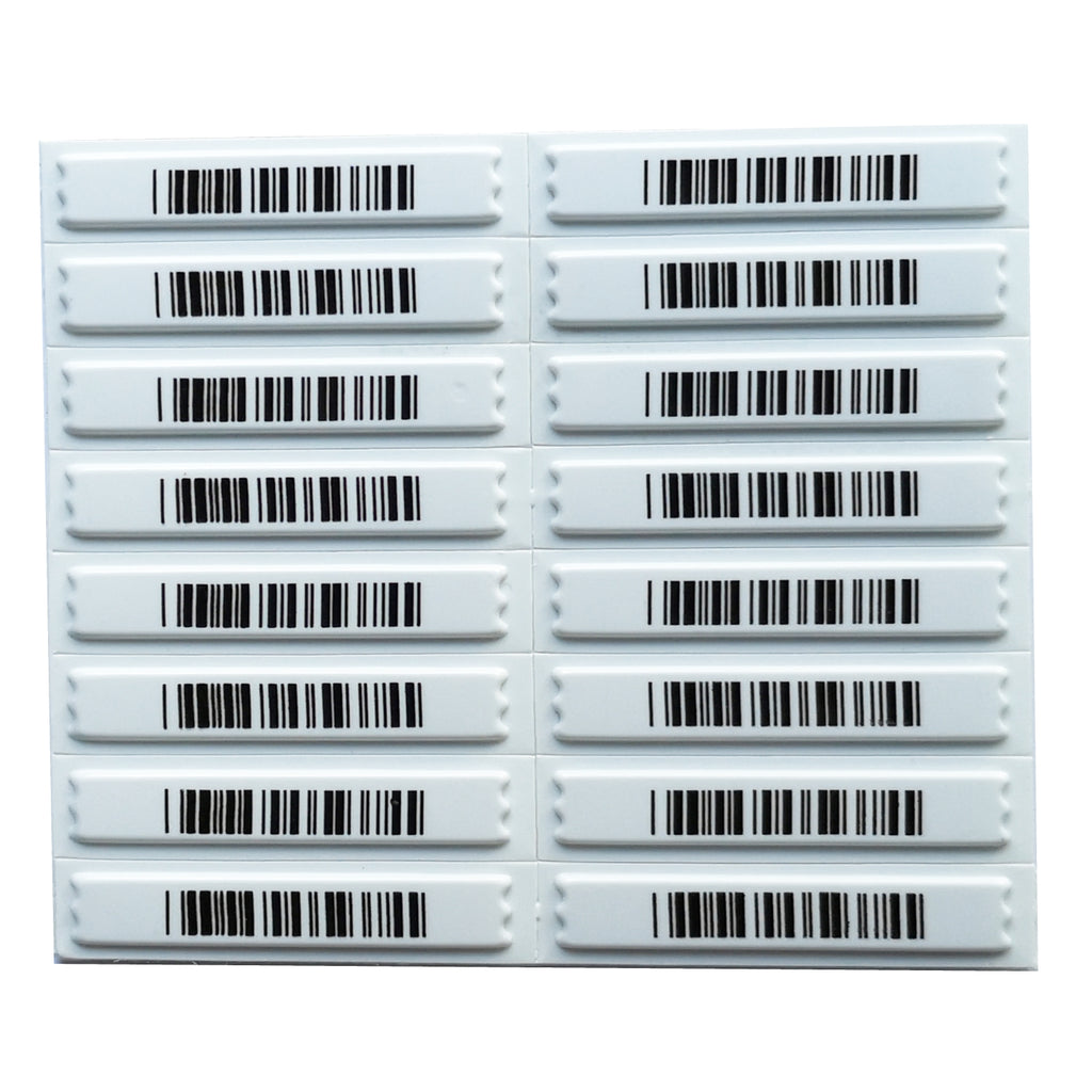 AM 58 kHz Klebesicherungsetiketten | Beste Detektion mit Barcode