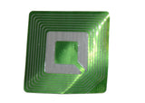 2000 Stück Sicherungsetiketten RF Klebeetiketten RF 8.2 MHz 5 x 5 cm, weiß, deaktivierbar. Warensicherung Artikelsicherung