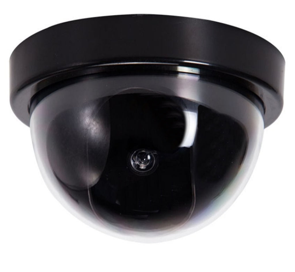 Dome - Überwachungskamera Dummy Sehr realistisch mit Blink-LED.