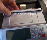 Profi Banknotenzählmaschine Geldscheinzähler & -prüfer mit internem u. externen Display