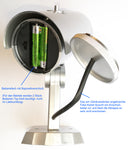 Dummy Kamera, Überwachungskamera als Attrappe mit blinkender LED, Bewegungssensor in wettergeschütztem Gehäuse