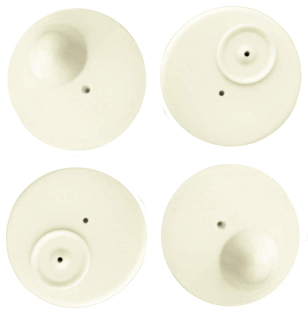 R50 Light beige RF Warensicherung Hard Tag Rund – Ø 50 mm Textilsicherung 8,2 MHz