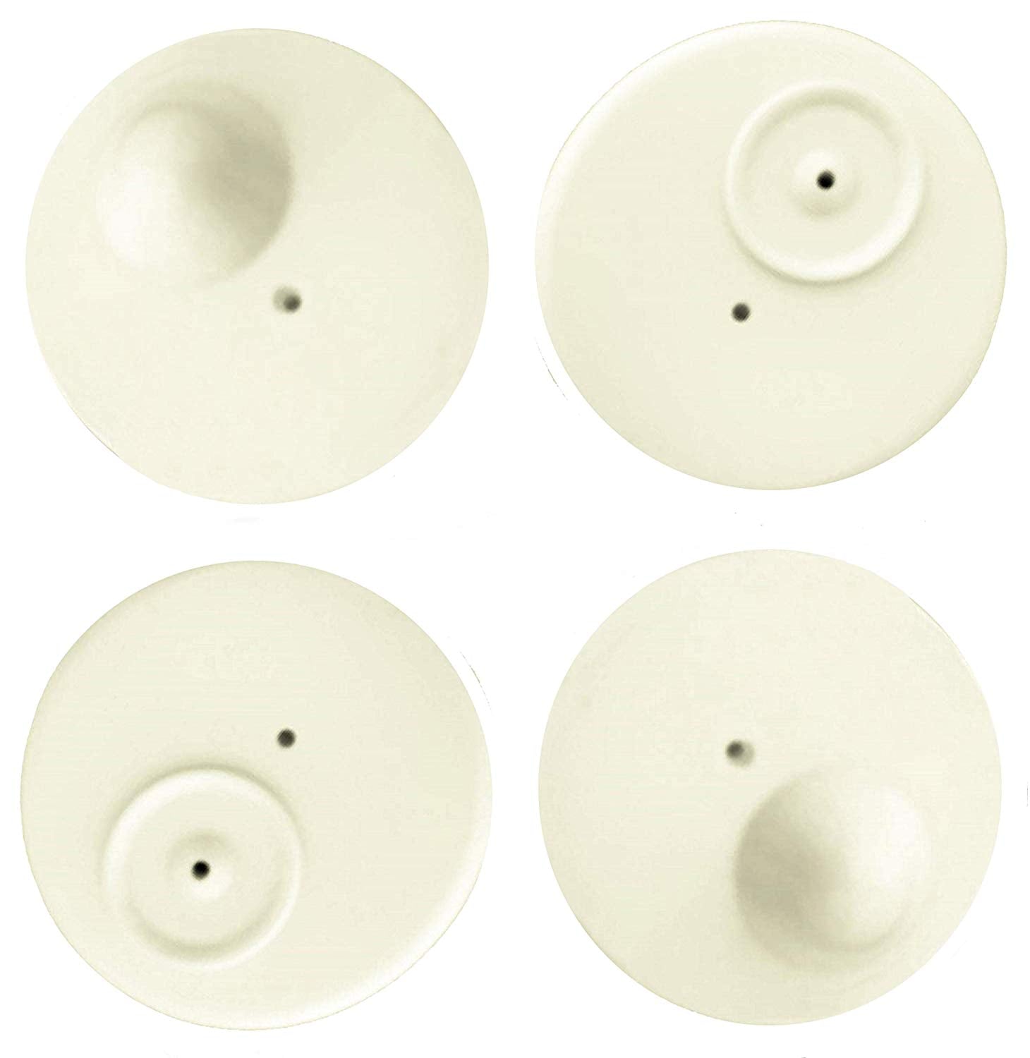 R50 Light beige RF Warensicherung Hard Tag Rund – Ø 50 mm Textilsicherung 8,2 MHz