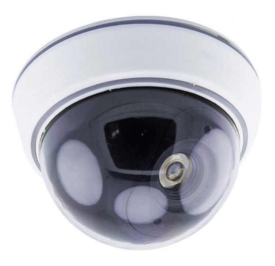 Überwachungskamera Attrappe Sehr realistisch mit Blink-LED.